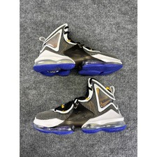 Nike LeBron 19 XIX Hardwood Classic Black Gold Persian Violet Men’s Size 7M picture