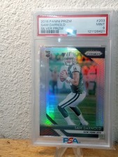 2018 Panini Prizm SAM DARNOLD RC SP Silver Prizm #203 PSA 9 Seahawks MINT 👇POP picture