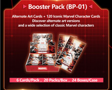 2026 CARD FUN Marvel Hero Rush BP01 Avengers TCG English Booster Box Sealed picture