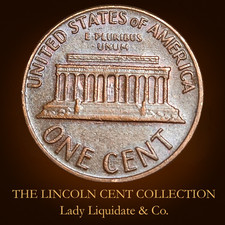 1970-D Lincoln Memorial Penny - WIDE AM, FLOATING ROOF ERROR -RARE picture