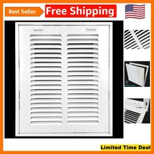 Elegant 30'' X 14'' Powder-Coated Steel Air Filter Grille for HVAC Systems picture