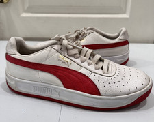 PUMA GV Special White/Red Leather Sneakers MENS (SIZE 10.5) picture