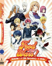 Food Wars Shokugeki No Soma - Season 1- 5 (1-86End+5OVA)DVD * ENGLISH DUBBED * picture