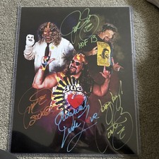 WWF WWE MICK FOLEY 4 Signatures 11x14  picture