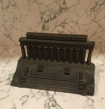 Vintage B&H Bradley & Hubbard Lincoln Memorial Cast Iron Metal Bookends Pair USA picture