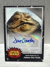 2017 Topps Star Wars May the 4th On Demand Autograph David Barclay as Jabba  picture