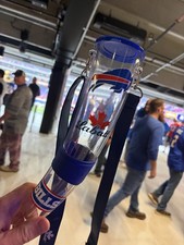 BUFFALO BILLS LABATT BEER HORN - Highmark Stadium IN HAND Brand New picture