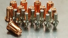20pc PT-60 iPT60 iPT-60 PT-40 40A Contoured Plasma Drag Cut Nozzles + Electrodes picture