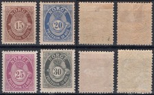 B8-8 Norway 1898-1908 NK  78-81, MH, MI 56-. picture