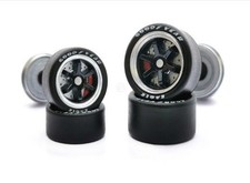PREMIUM w/ DISK BRAKES (P) 1:64 Custom Wheels  Rubber Tires Diecast wheel swaps picture
