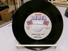 Kajun KKK/Looking for a handout 45 record VG condition, Johnny Rebel, Good 45 picture
