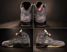 Size 12 - Jordan 5 Retro SP x Off-White Mid Muslin picture