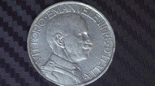 1923 ITALY 2 LIRE - Very Nice Original Coin, Extra Fine Details picture