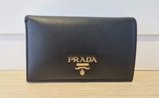 Prada Small Saffiano Leather Card Holder/Wallet Black, like new 🖤🖤🖤 picture