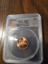 2009-D. ANACS MS67 Lincoln Cent Penny Professional Life Certified Inaugural. picture