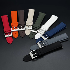 19/20/21/22mm FKM Rubber Braided Watch Strap Quick Release Sport Band picture
