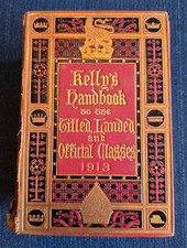 Kelly’s Handbook to the Titled, Landed & Official Classes 1913 Annual Book picture