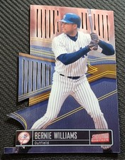 1999 Topps Stadium Club Triumvirate Luminous Die Cut #T4C Bernie Williams Yankee picture