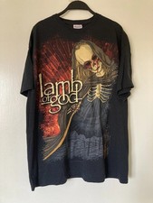 Vintage 2006 Lamb Of God Walk With Me In Hell Black Band Unisex T shirt picture