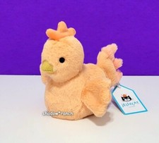 Jellycat Fluffy Chicken + Dust Bag - Retired - Tiny 3.5
