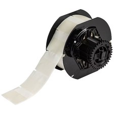 Brady B33-119-417 Wraparoundlabel, Clear, Vinyl, 1-1/2Inw picture