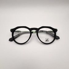 J.F. REY JF1539 0040 Matte Black & Forest Green Square Eyeglasses 49mm NEW picture