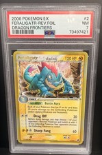 Feraligatr 2/101 EX Dragon Frontiers Reverse Holo Delta Species PSA 7 2006 picture