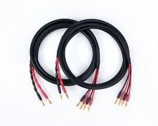 Canare 4S11 Star Quad 11 AWG BiWire Speaker Cable 1 Pair, 2 to 4 Banana picture