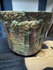 WELLER Forest Woodcraft Forest Large Planter Jardinere 1920s original picture
