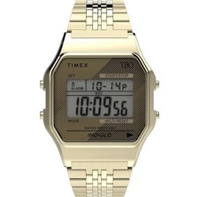 Timex T80 Retro Bracelet Watch 34mm Water Resistant TW2R79200 picture
