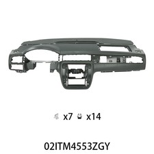 Full Instrument Panel Dashboard Assembly Gray Fit For 2007‑2013 Chevy Tahoe picture