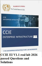 CISCO CCIE EI Enterprise Infrastructure v1.1 Real lab workbook 2026 work book picture
