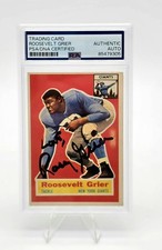 Roosevelt Grier 1956 Topps RC Rookie Autograph PSA/DNA Slabbed Signed Card picture