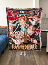Anime Woven Tapestry Jujutsu Kaisen Sukuna Throw Blanket picture