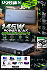 UGREEN 145W 25000mAh Power Bank 3-Port USB-C/USB-A Digital Display Gray picture