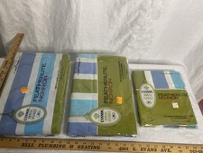 Cannon Royal Family VTG NOS Featherlite Sheet Set “Cabana Stripe” picture