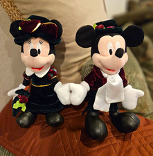 Disney Mickey & Minnie Mouse Plush Set Victorian Outfits Small 6-14in 2023 picture