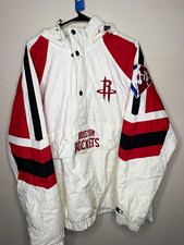 Starter Houston Rockets NBA 75th Anniversary Jacket 2XL White Red Black picture