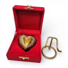 Mini Heart Cremation Keepsake Urn for Ashes with Stand & Box to Honor Loved Ones picture
