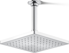 K-26148-G-CP Honesty Square Rainhead, 1.75 GPM, 8