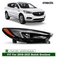 For 2018-2021 Buick Enclave Full LED Headlight With LED Module Right Passenger picture