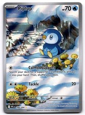 Piplup 098/094 ME Phantasmal Flames Illustration Rare Pokemon Card - NM picture