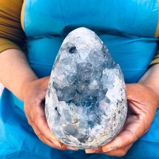 5.03LB Top natural blue crystal cave quartz crystal cave mineral specimen 4488 picture