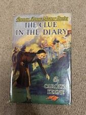 Nancy Drew #7 Clue in the Diary 1932B-2 2nd Printing HC DJ Russell Tandy picture