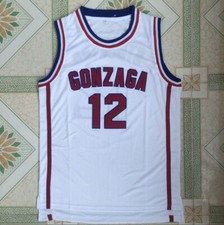 Retro Vintage John Stockton #12 Gonzaga #12 Basketball Jersey Stitched picture