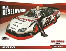 BRAD KESELOWSKI 2010 DISCOUNT TIRE NATIONWIDE POSTCARD  picture