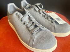 adidas Stan Smith Originals Gray Suede Low Top Sneakers Men’s 8.5 NWT (no box) picture