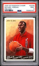 🔥 PSA 9 2009 Michael Jordan GCP8 Upper Deck Goodwin Champions Preview POP/40 picture