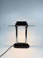 J37 Robert Sonneman Penta Desk Lamp Table Lamp Postmodern Chrome Glass picture
