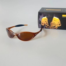 2026 Vintage Oakley JACKET X SATISFY Prizm Sunglasses Lightweigh Brown Frames picture